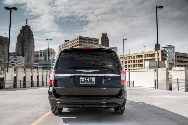 Chrysler Town and Country, Heckansicht, 2013, Foto: Chrysler