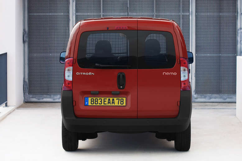 Citroën Nemo Multispace, Kastenwagenversion, Heckansicht, 2007, Foto: Citroën