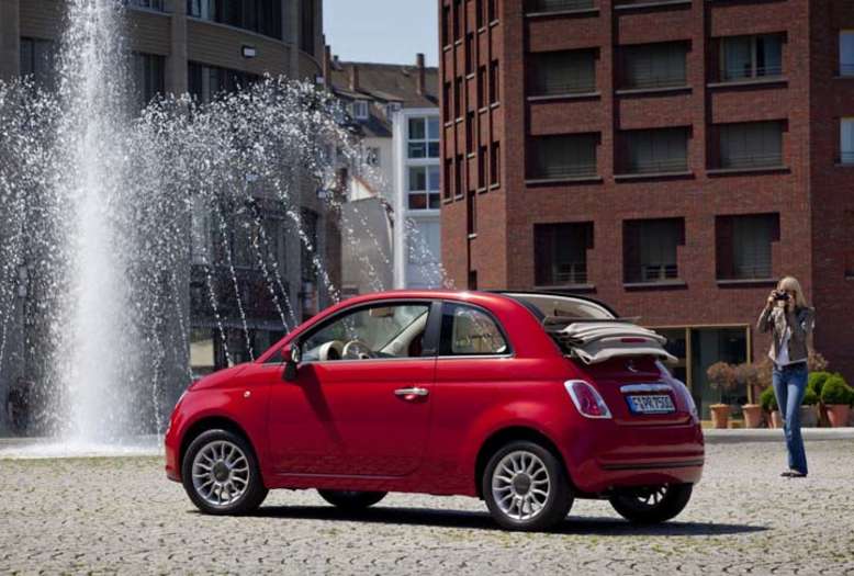 Fiat 500C, Seitenansicht, 2009, Foto: Fiat