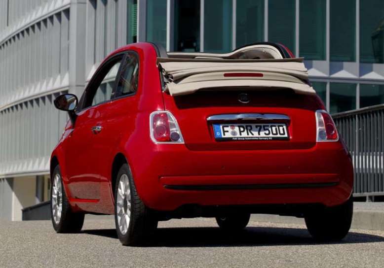 Fiat 500C, Heck, 2009, Foto: Fiat