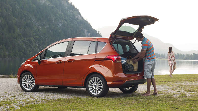 Ford B-MAX, geöffneter Kofferaum, 2012, Foto: Ford