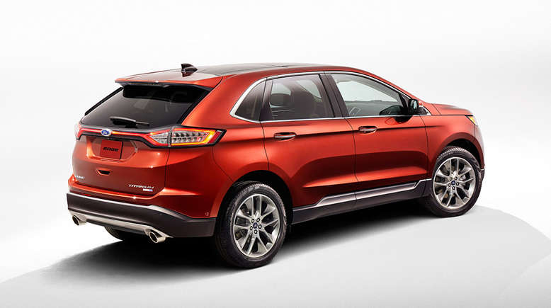 Ford Edge, Seitenansicht, Heck, 2014, Foto: Ford