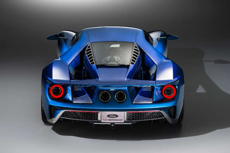 Ford GT, Rückansicht, 2016, Foto: Ford