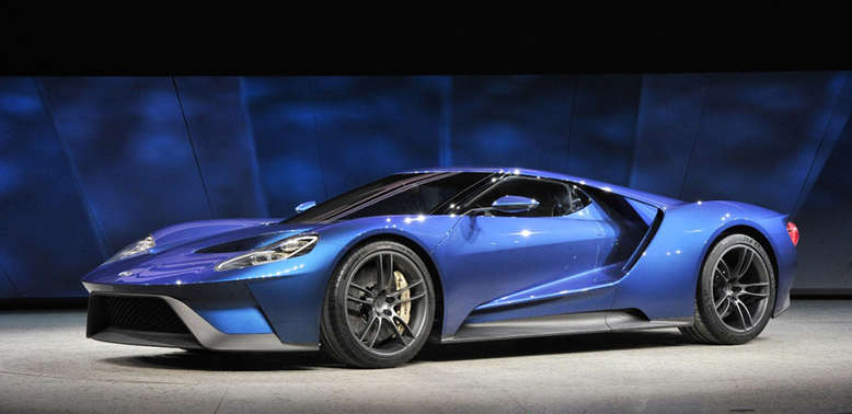 Ford GT, Vorstellung auf der Detroit Motor Show (NAIAS) 2015, Foto: Ford