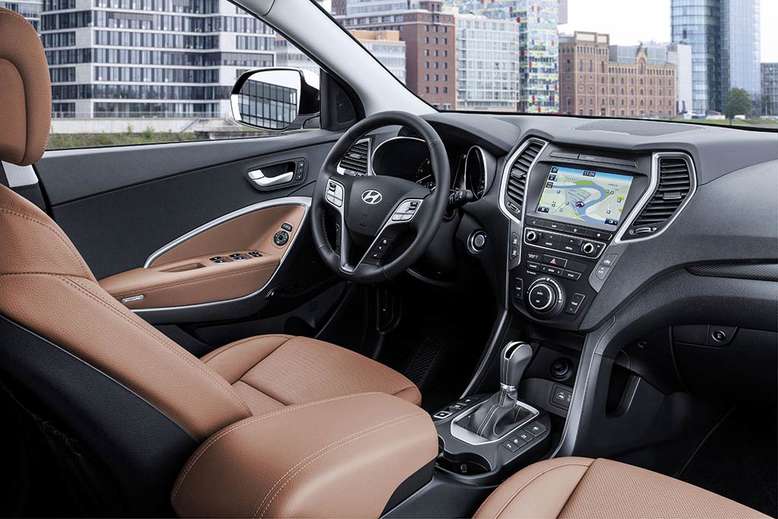 Hyundai Santa Fe, Innenraum / Cockpit, 2016, Foto: Hyundai 