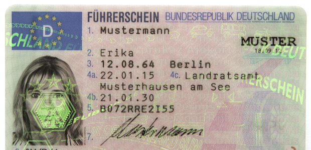 Deutsche EU-Führerscheinkarte