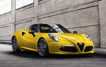 Flitzer oben ohne - der Alfa Romeo 4C Spider