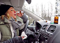 Darauf sollten Autofahrer bei Erkältung oder Grippe achten