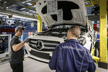 Deutsche Autoindustrie entwickelt sich positiv