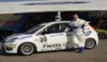 Comedian Axel Stein als Gastfahrer im Ford Fiesta ST Cup